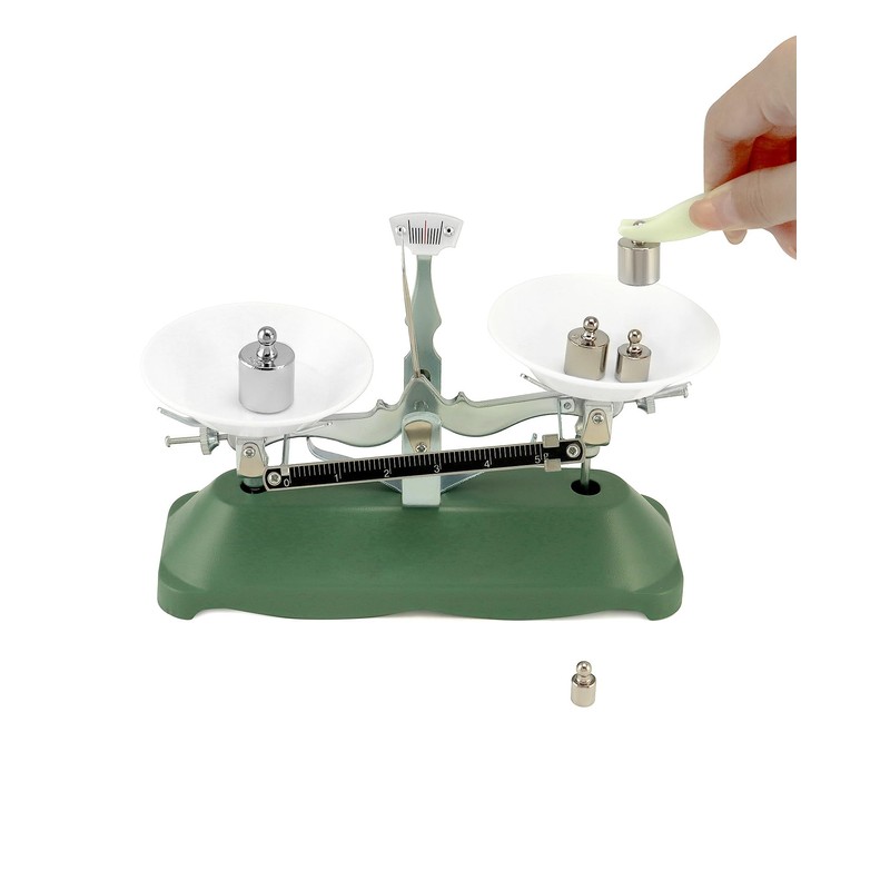 QWORK Balance Scale, 100g / 0.1g, Laboratory Triple Beam Balance