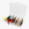 KINGFOREST 12pcs Fishing Lures Spinnerbait for Bass Trout Salmon Walleye