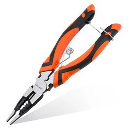 LEONTOOL Universal Radio Pliers, Wire Stripper, Multi-Function Radio Pliers, Strong Radio Pliers, Eccentric Lever, Power Radio Pliers, Long Nose Pliers, Combination Pliers, Long Nose Pliers