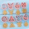 Christmas Cookie Cutters Set,Christmas Molds Set of 8 | Cookie