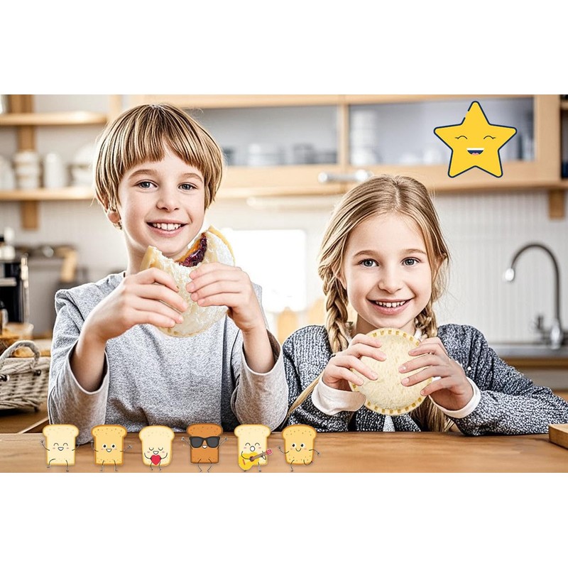 Sandwich Cutters and Sealer for Kids - Crustless Sandwich Maker