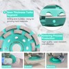 Diamond Grinding Wheel 100 mm Double Row Diamond Cup Wheel