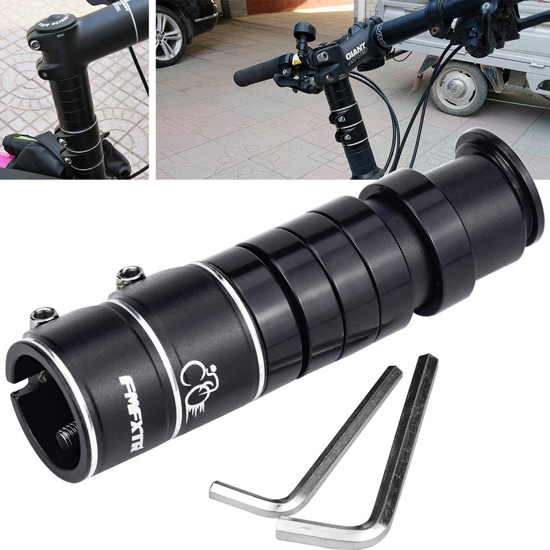 Bike Handlebar Extender, Bike Stem Riser Extender MTB Handlebar Extension