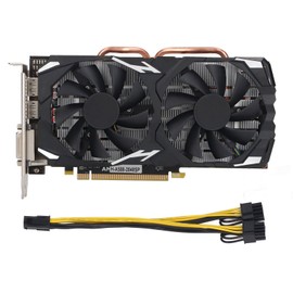 RX580 Game Graphics Card 8GB GDDR5 256BIT Low Noise Desktop Computer Graphics Card for Win 10 11 Vista for Linux
