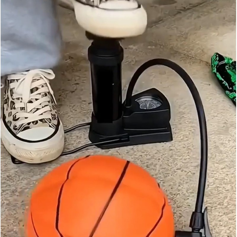 Bicycle Pump Multi-Functional Pedal high-Pressure Car Motorcycle Electric Bike Portable