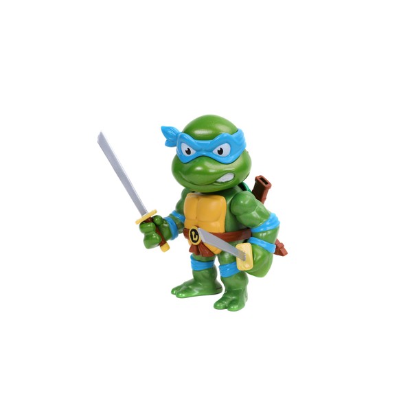 Jada Toys Turtles Leonardo 10cm Die-Cast Collectible Figure - Green/Blue