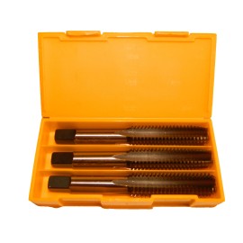 Morse Cutting Tools 1/2-13 NC TAP SET 3 Piece HSS Taper Plug Bottoming Ground Made In USA MCT 32709