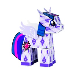My Little Pony Fold Your Own Paper Twighlight Sparkle, Paper Punk My Little Pony Paper Building Blocks, Twighlight Sparkle