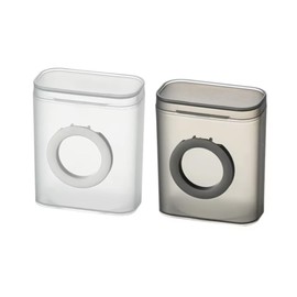 LAKYMIE 2Pcs Travel Cable Organiser Plastic Electronics Accessories Organiser Case for Memory Card, Data Cable, Charger Multi-Purpose