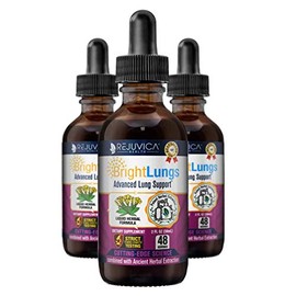 Bright Lungs - Advanced Lung Support Supplement - Liquid Delivery to Support Cleansing, Detox & Absorption - Grindelia, Lobelia, Licorice, Wild Cherry & More!