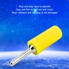 100Pcs Banana Plug Male Nickel Plated Brass Pin Straight for