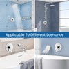 Airuida Round Single-Function Shower Handle Trim Kit Wall Mount Brass