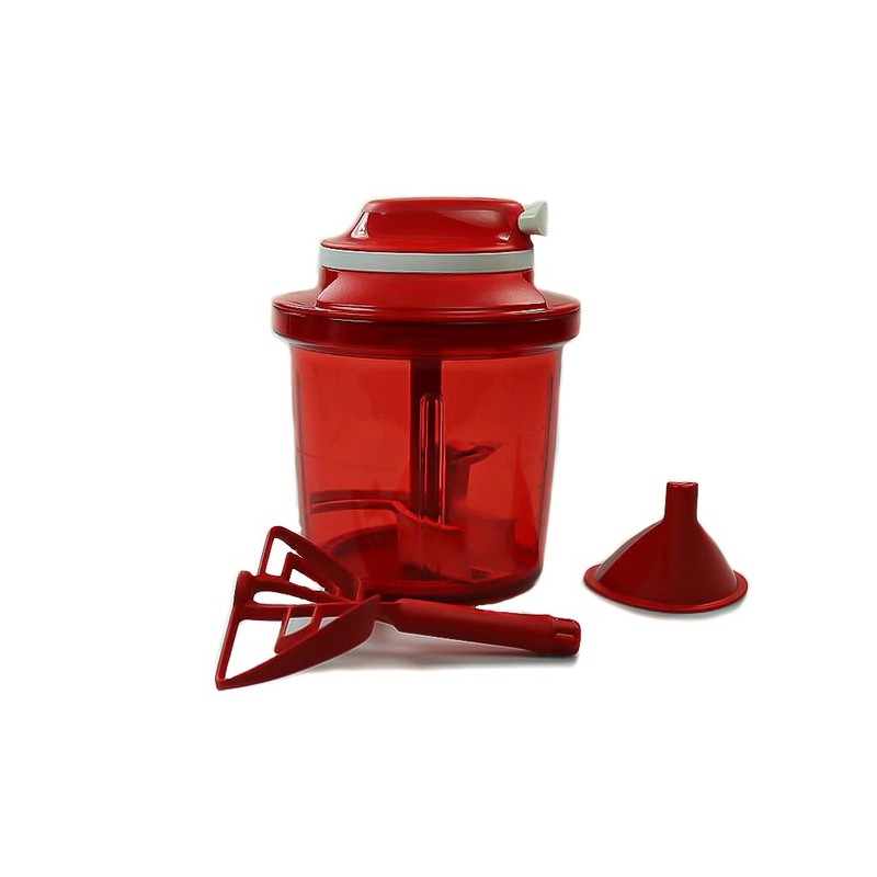 Tupperware Chef Extra Chef Supersonic 1.35 L Red Chef Chopping