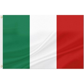 NJCXOLA 1 x Italy flag, 90 x 150 cm, Italian flag, Italian decoration, Italian decoration, Eurovision, Olympic party, home, garden, bar decoration