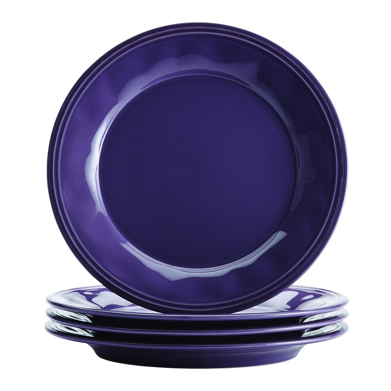 Rachael Ray Cucina Dinnerware 16-Piece Stoneware Dinnerware Set, Lavender Purple
