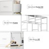 Himusi White Dresser for Bedroom 10 Drawers, Tall Fabric Dressers