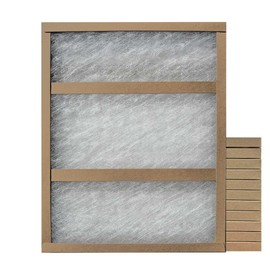 16x24x1 Glasfloss Fiberglass Air Filter, Double Strut, GDS Series, Made in USA, Actual Size: 15 5/8 x 23 5/8 x 3/4 (Box of 12)