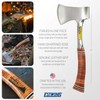 ESTWING Sportsman's Axe - 12" Camping Hatchet with Forged Steel