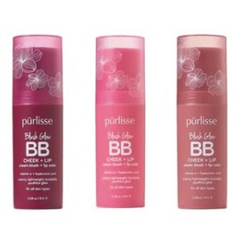 Purlisse Blush Stick, 2-in-1 Cheek Lip Tint Stick – 100% Natural, Vegan – Bui...