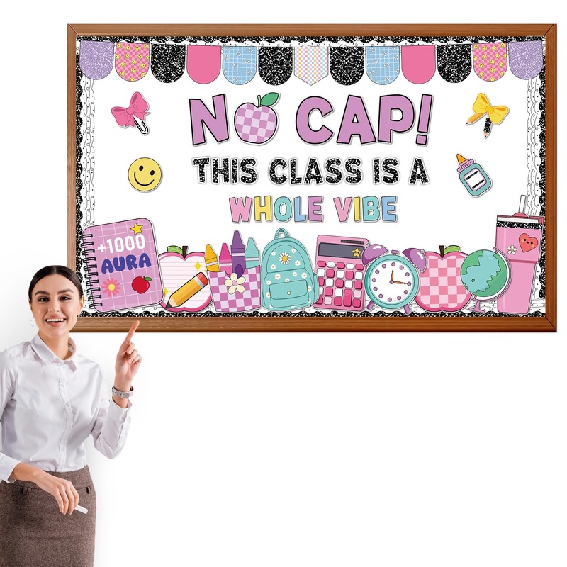 Composition Notebook Bulletin Board Decoration Set Marble Composition Notebook Classroom