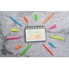 Pentel SES15C-FSX Brush Sign Pen Neon Blue Fibre Tip Brush