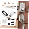 DOITOOL Locks Proofing Kit Flush Bolt Black Door Strike Plate