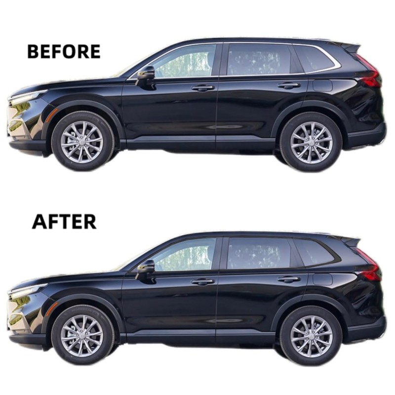 Window Trim Chrome Delete Blackout Overlay Kit Pre-Cut Vinyl Compatible