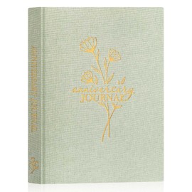 Lanpn Wedding Anniversary Journal Notebook - Linen First Year to 70th Anniversary Scrapbook Memory Book for Couples - Newlywed Marriage Journal Wedding Anniversary Book Gifts (Sage Green, 190 Pages)