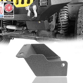 Hooke Road Steering Box Skid Plate Brace for 1997-2006 Jeep Wrangler TJ