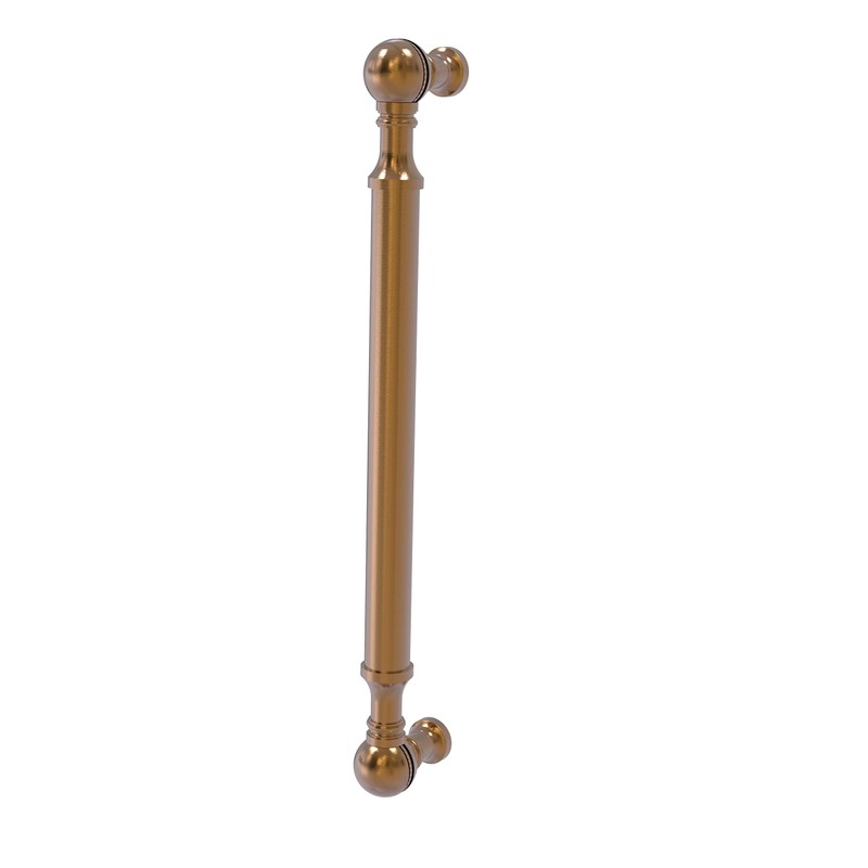 Allied Brass P-3/8-BBR 8 Inch Beaded Door Pull, Brushed Bronze