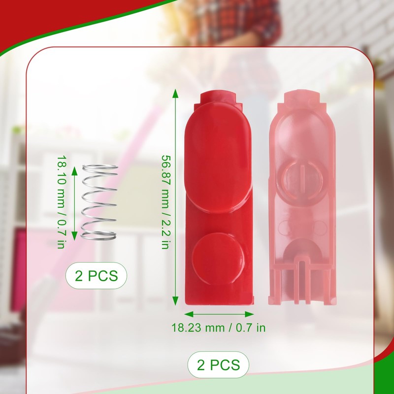 2 Pack Cleaner Head Button Replacement Compatible with Dyson V7