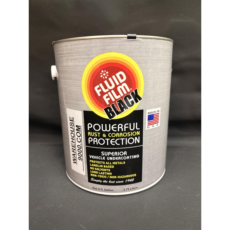Gallon Black FF Lanolin Undercoating Fluid, Standard Economy Undercoating Gun,