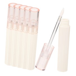 Mikinona 6pcs Lip Balm Tinted SPF Honey Lip Plumping Gloss Tube Refillable Containers Bulk Gloss Bottles for Women
