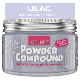 KERACRAFT Powder Compound 150 g - Lilac - Up to 15 kg Colourful Casting Powder for DIY