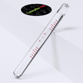 Replacement Level Glass Vial, Spirit Bubble Level, Clear With Nib, Accurate, 100mm x 9.5mm - Transparent, (3 15/16 x 3/8 in)