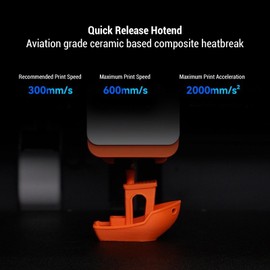 Hotend for Kobra S1, 3D Printer Extruder Print Head with All Metal Structure for Kobra S1 Combo 3D Printers, Quick Installation (0.2mm Nozzle)