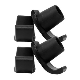 SUPVOX 4pcs Walker Ski Glides for Nonstick Walker Feet Accessories for Smooth Trekking Anti- Foot Pads for Seniors Shockproof and Wear-Resistant Design