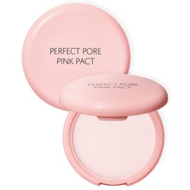 THESAEM Saemmul Perfect Pore Pink Pact - Makeup Finishing Pressed Powder for Sebum Control and Pore Minimization, Soothes Sensitive Skin with Calamine, Setting Powder, Clumps Free 12g