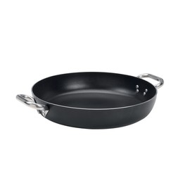 Pentole Agnelli Flacher Kochtopf ALSA110SS24 Alblack B-Crist Cm 24