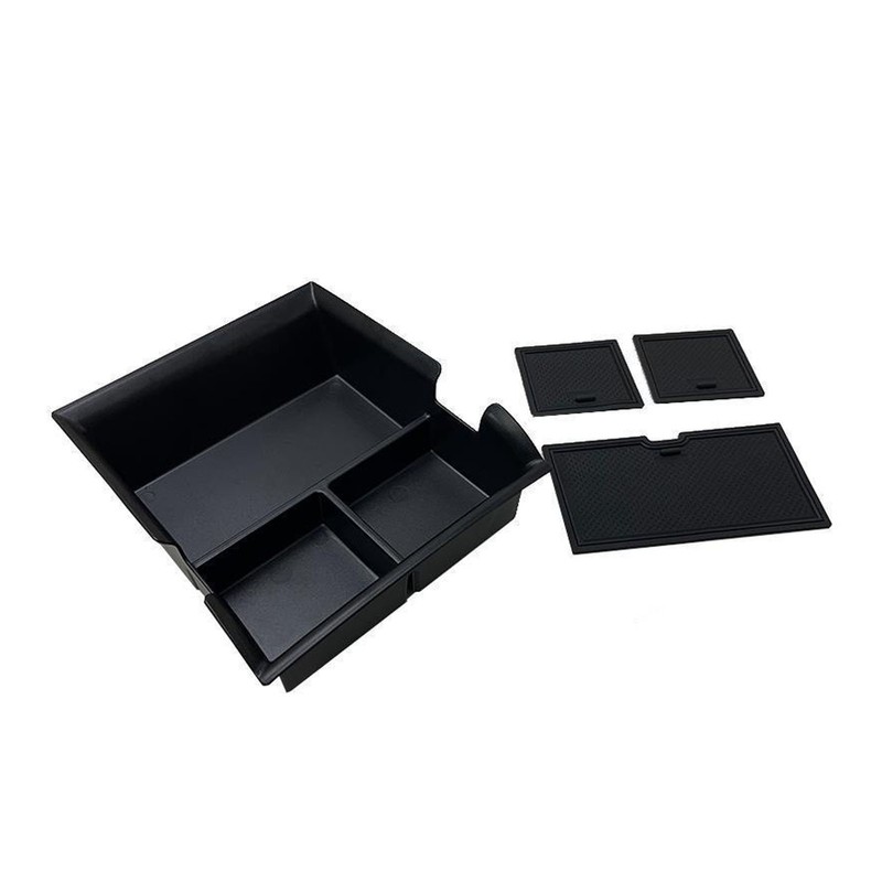 Center Console Organizer Tray Compartment Design Waterproof Armrest Storage Box