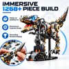 Mechanical T-Rex Dinosaur Building Blocks for DIY Model Building –