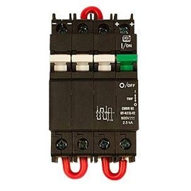 MidNite Solar MNEPV16-600RT Circuit Breaker 16A 600VDC 4-Pole