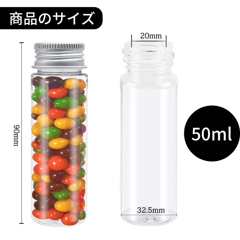 Coollooda Mini Bottles - Set of 10 Small Spice Bottles