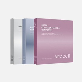 Arosel Arocell [BEST Mask 3 Types/4 Sheets Each] Collagen 2.0 + Botul Prime Tox + Mela TXA Mask / 아로셀 [BEST 마스크 3종/각 4매] 콜라겐 2.0 +보툴 프라임톡스+멜라 TXA 마스크
