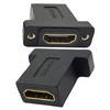 tunghey 2Pack HDMI Coupler Adapter Connector, Golden Plated HDMI Female