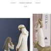 6PCS Resin Figures Fine Workmanship Art Ornaments for Household Office
