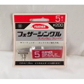 Feather Single Edge Sputtom Injector Blades 1 Pack of 5 Blades
