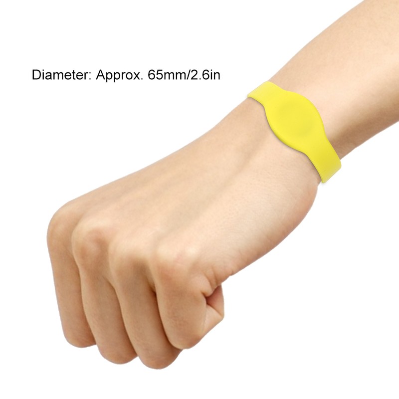 10pcs 13.56Mhz RFID Wristband Silicone Bracelet Waterproof IC Card for