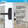 Wright Products Contemporary Lever Latch with No Lock Out Feature,