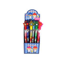 TINYMILLS 24 Pcs Baseball Stackable Push Pencil Assortment with Eraser for Party Favors Goodie Bag Stuffers Sports Baseball Team Party